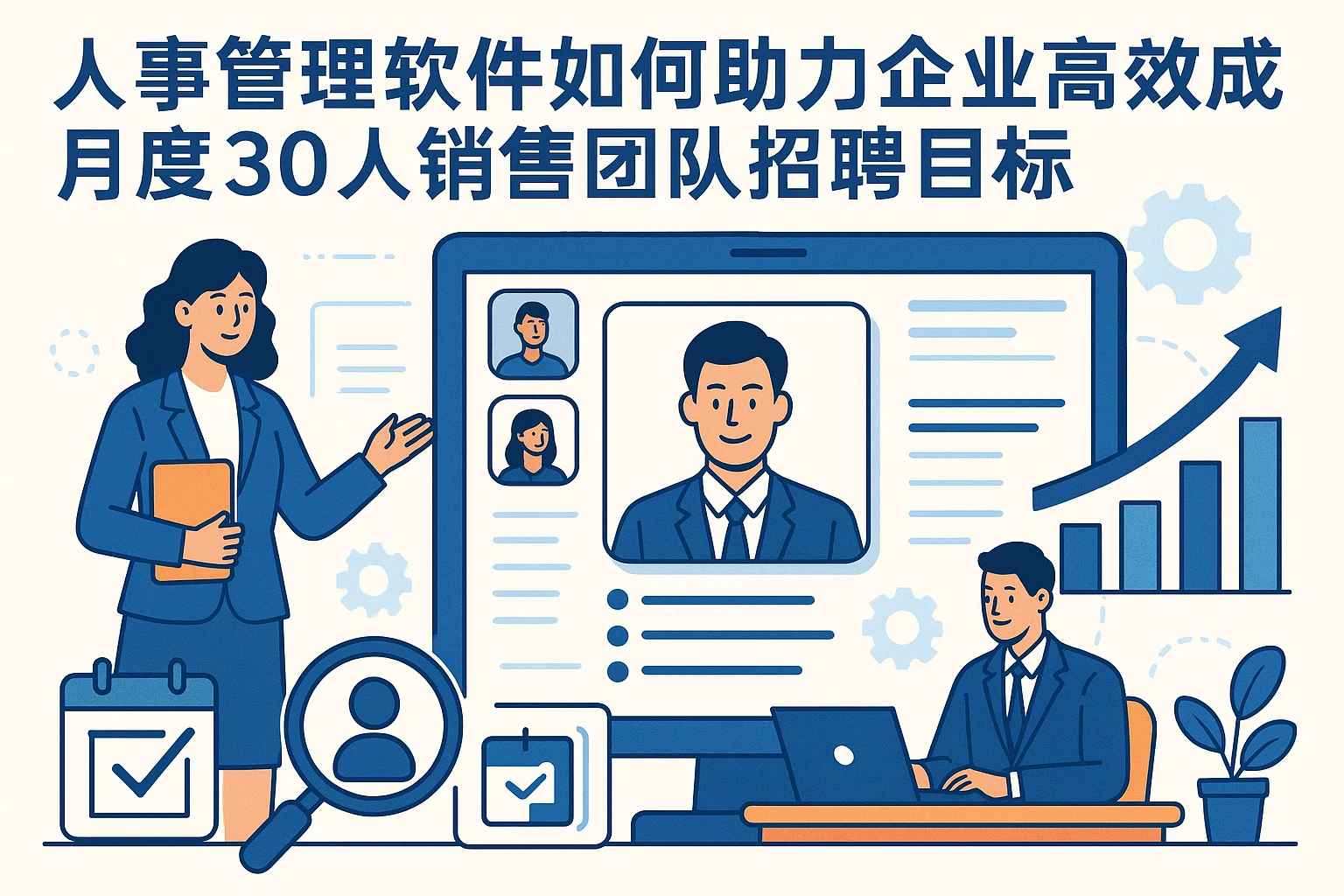 人事管理软件如何助力企业高效完成月度30人销售团队招聘目标