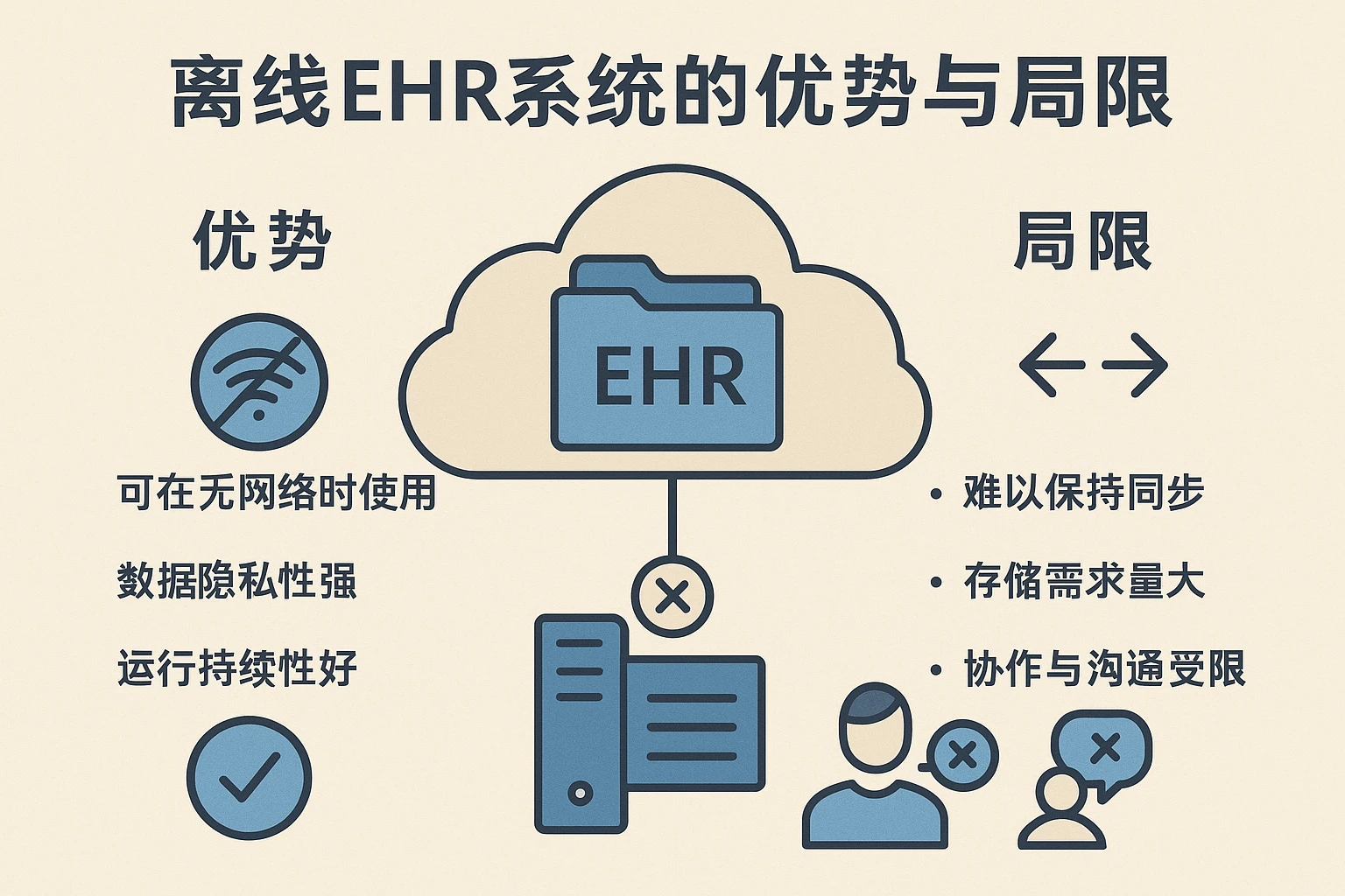 离线EHR系统的优势与局限