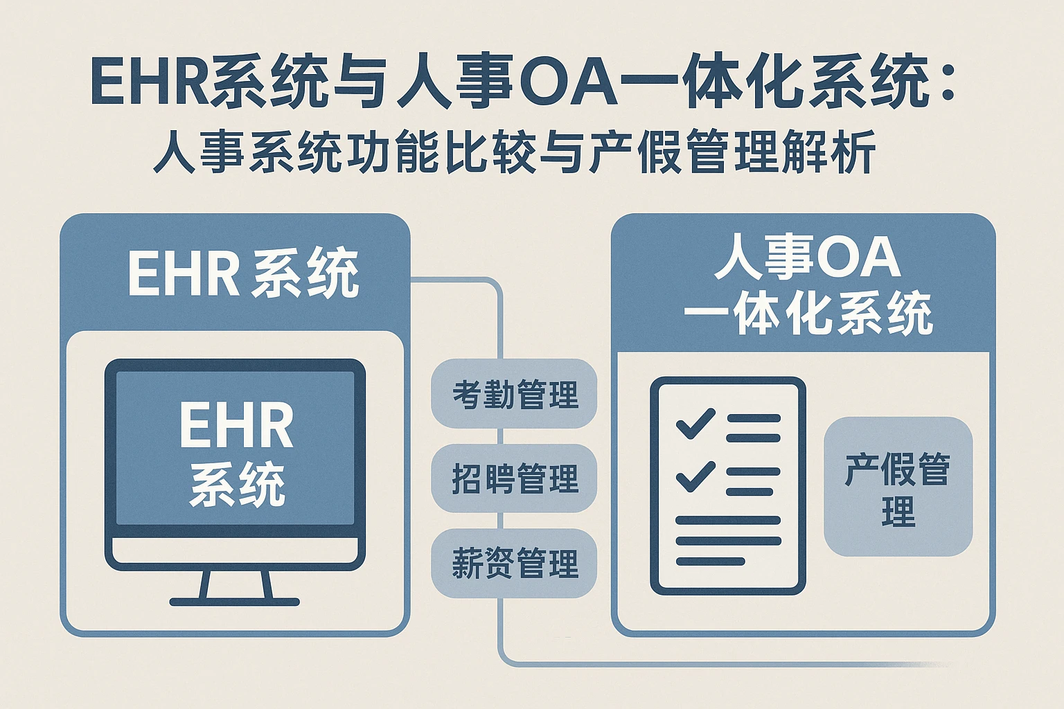 ehr系统与人事OA一体化系统:人事系统功能比较与产假管理解析