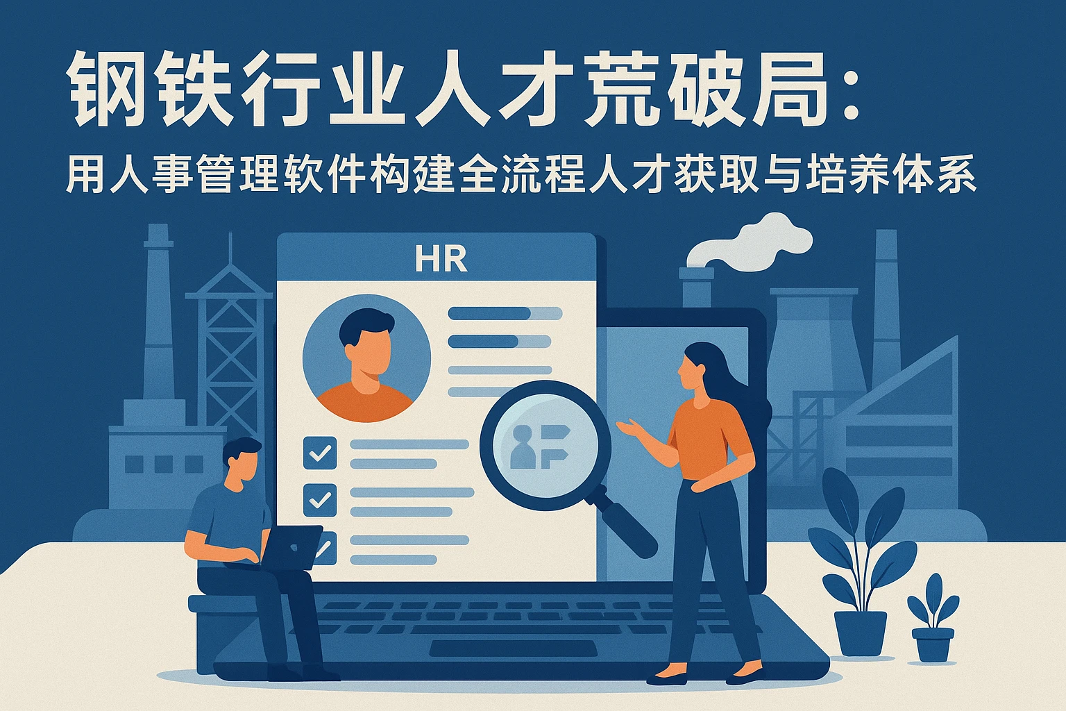 钢铁行业人才荒破局:用人事管理软件构建全流程人才获取与培养体系