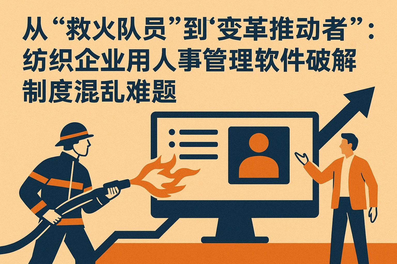 从“救火队员”到“变革推动者”:纺织企业用人事管理软件破解制度混乱难题