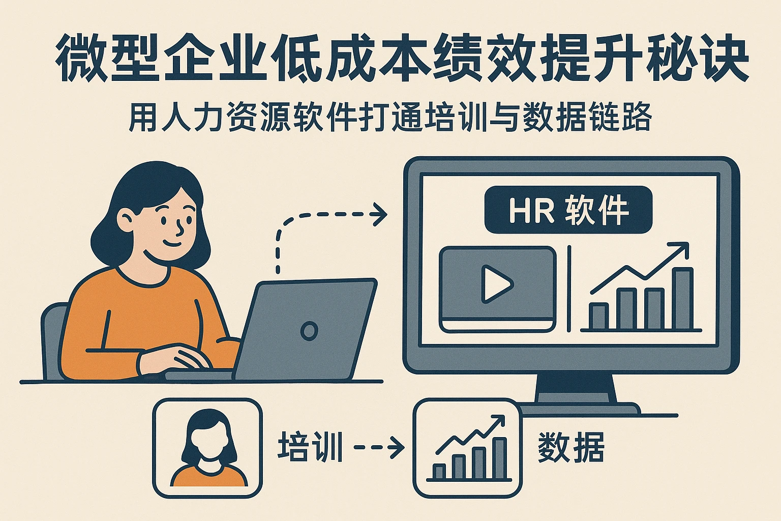 微型企业低成本绩效提升秘诀：用人力资源软件打通培训与数据链路