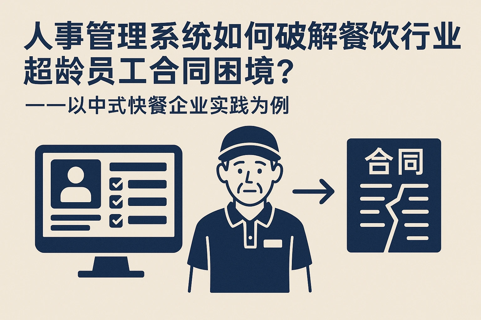 人事管理系统如何破解餐饮行业超龄员工合同困境？——以中式快餐企业实践为例