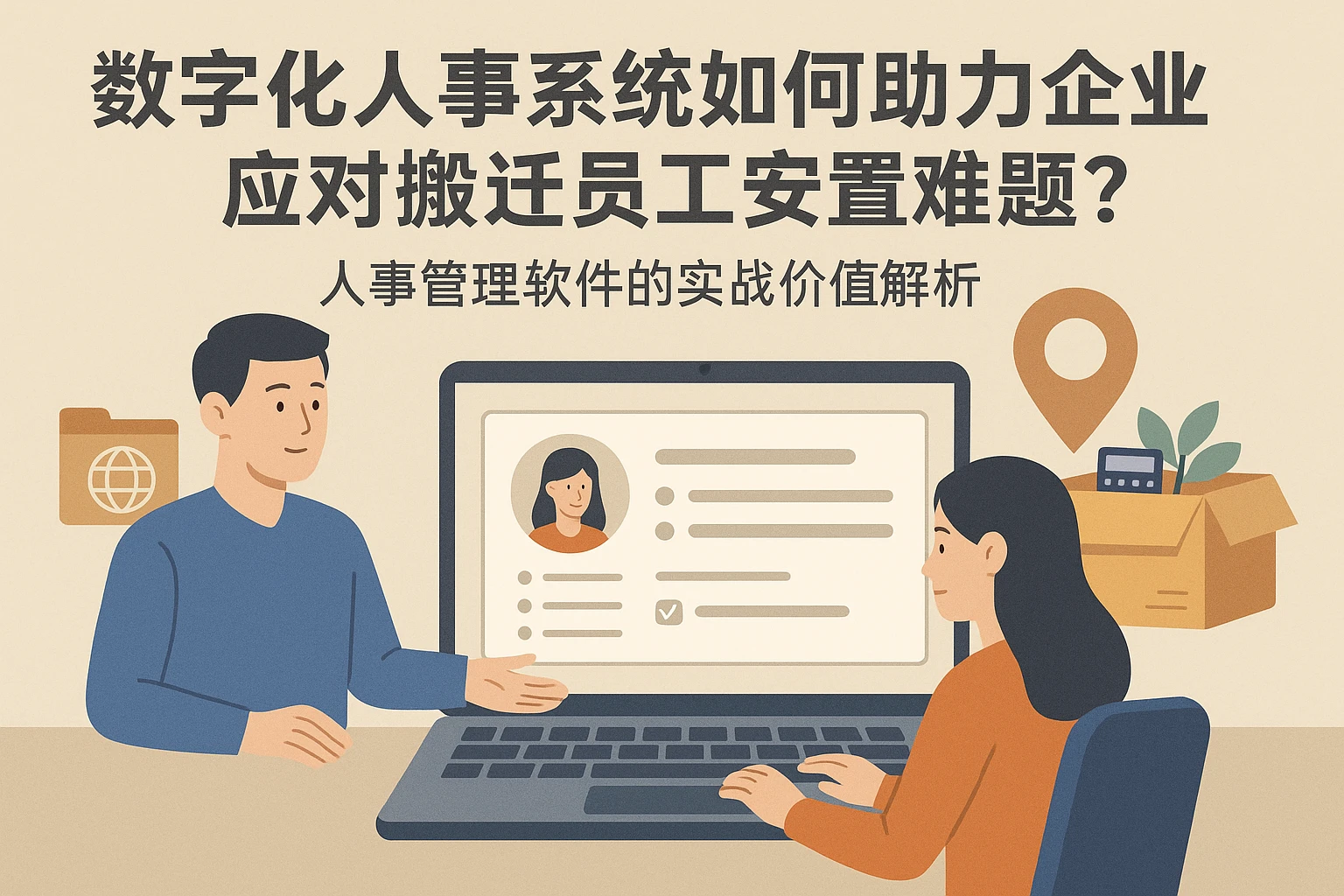 数字化人事系统如何助力企业应对搬迁员工安置难题?人事管理软件的实战价值解析