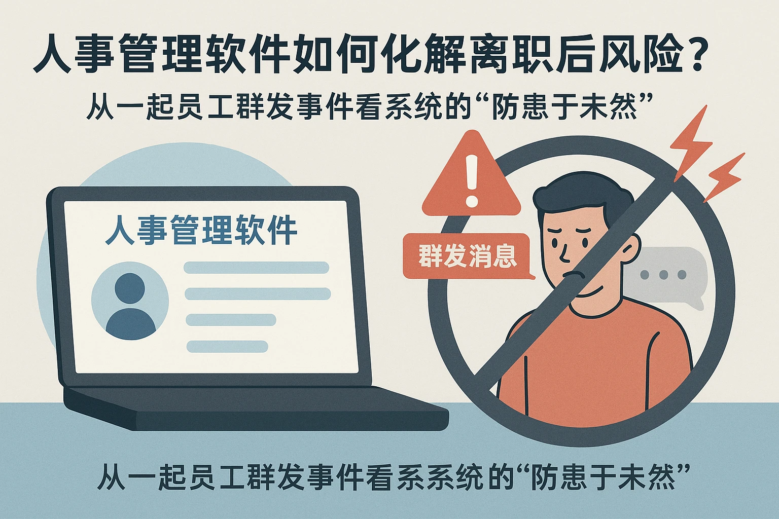 人事管理软件如何化解离职后风险?从一起员工群发事件看系统的“防患于未然”