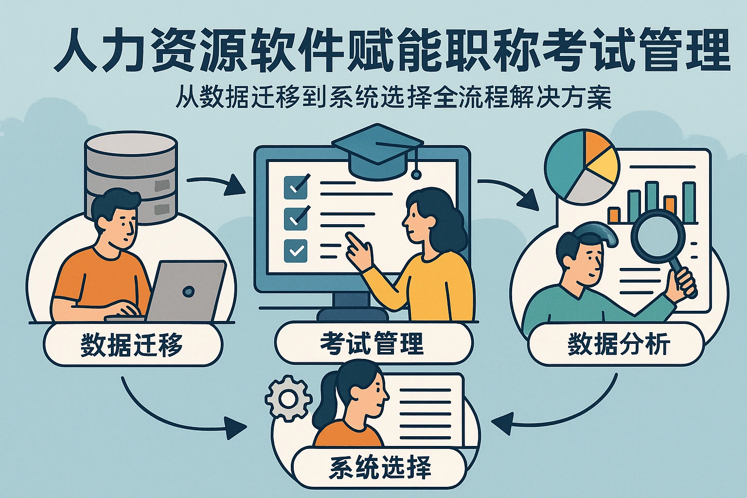 人力资源软件赋能职称考试管理:从数据迁移到系统选择的全流程解决方案