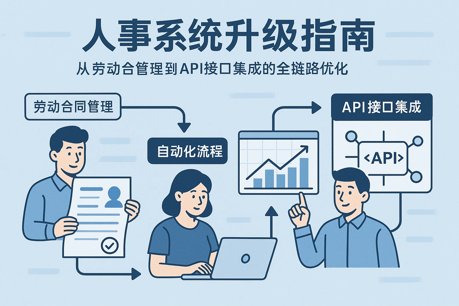 人事系统升级指南：从劳动合同管理到API接口集成的全链路优化