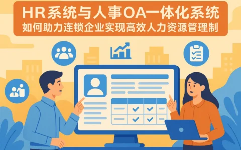 HR系统与人事OA一体化系统如何助力连锁企业实现高效人力资源管理