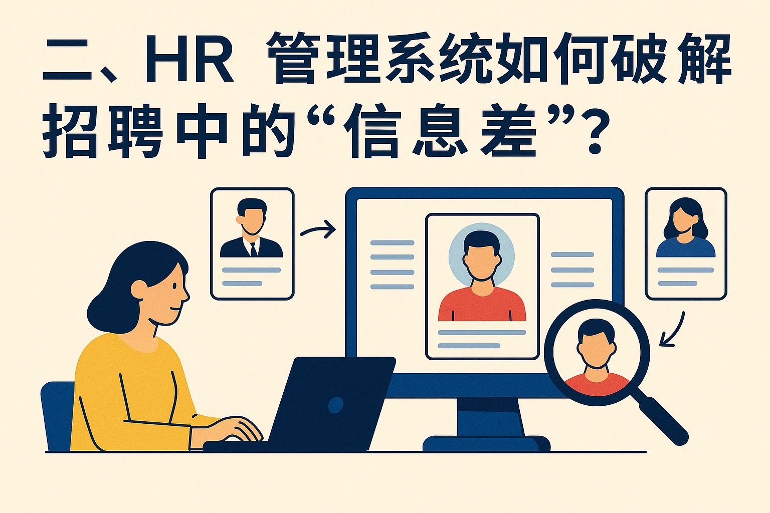 二、HR管理系统如何破解招聘中的“信息差”?