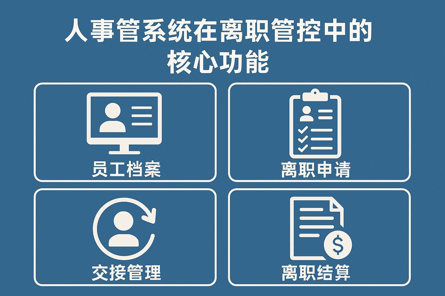 人事管理系统在离职管控中的核心功能