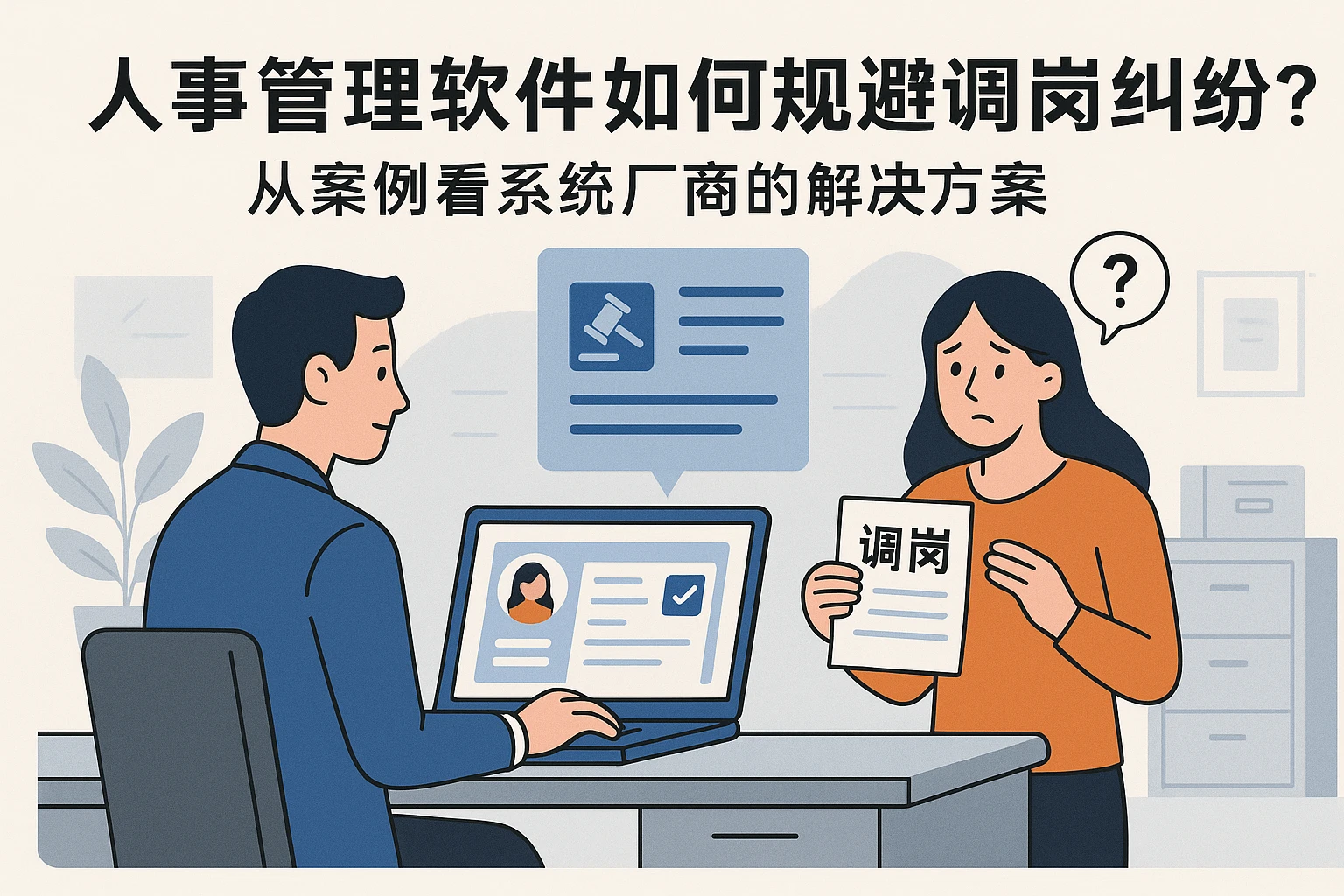 人事管理软件如何规避调岗纠纷？从案例看系统厂商的解决方案