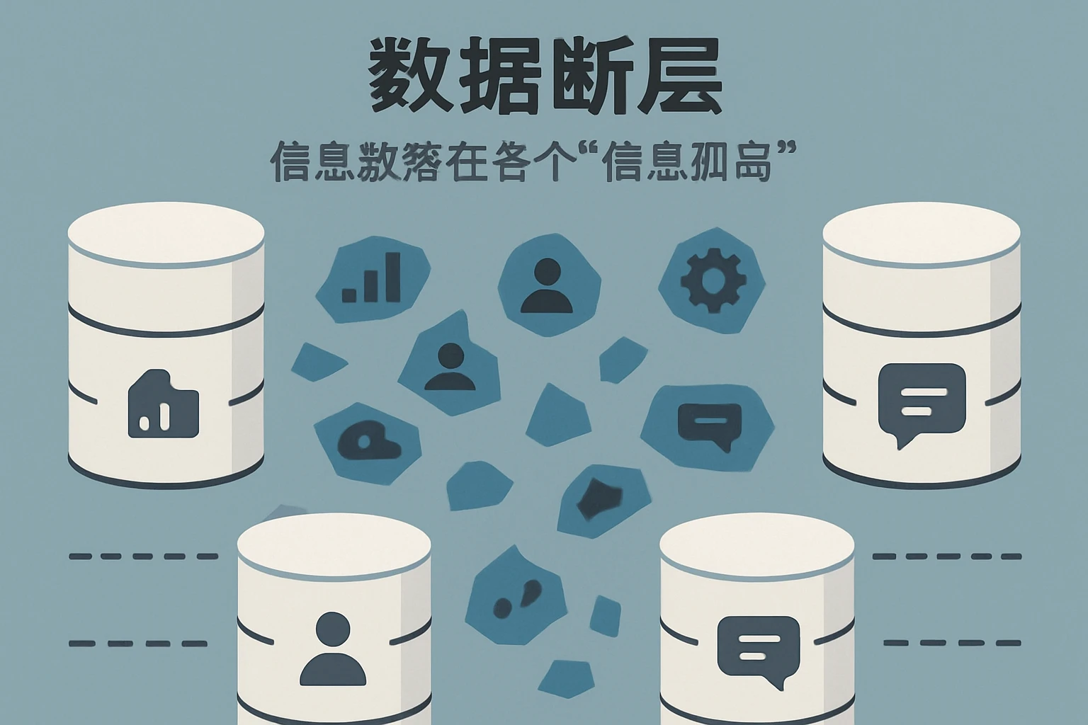 2. 数据断层:信息散落在各个“信息孤岛”