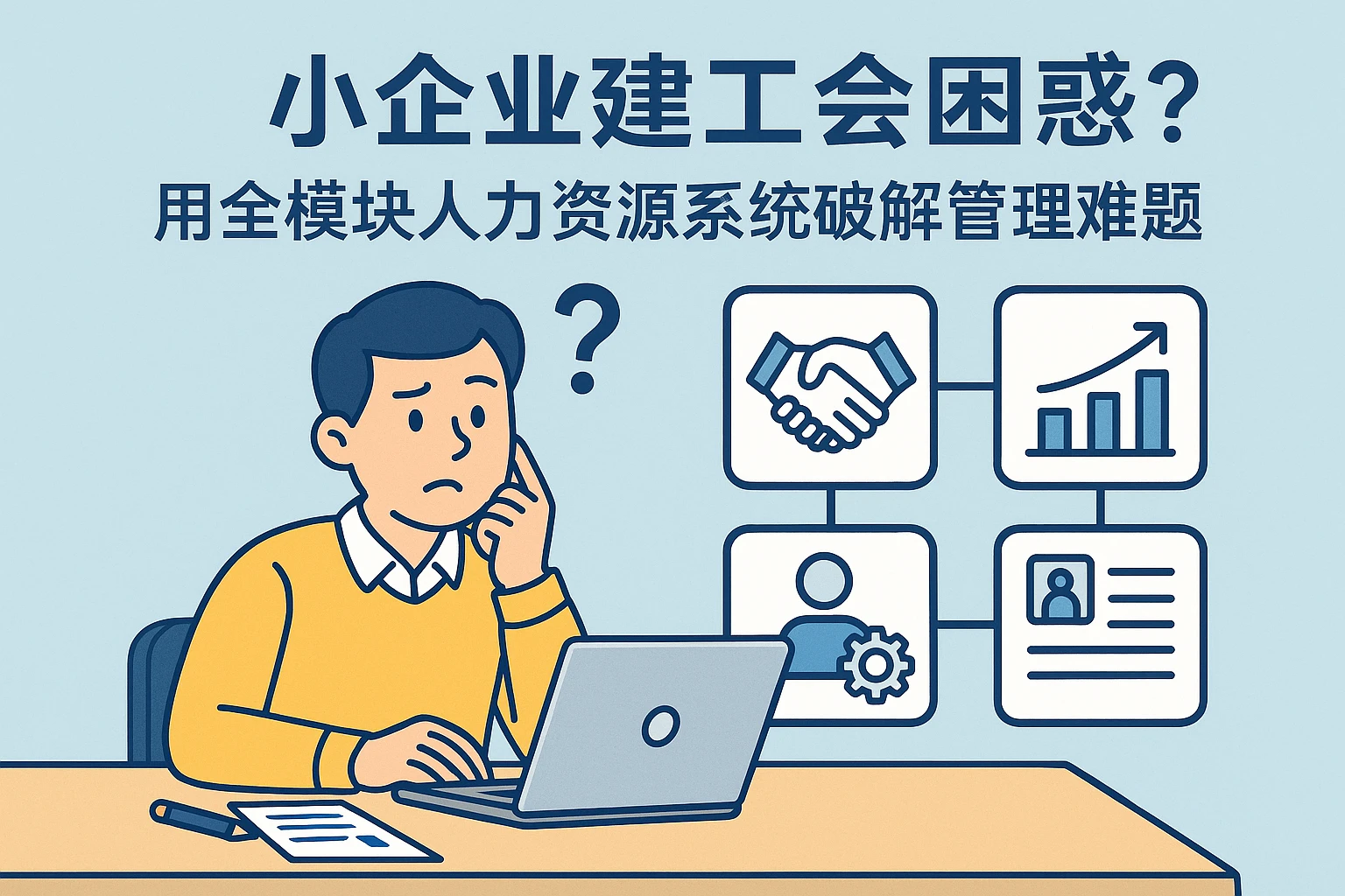 小企业建工会困惑？用全模块人力资源系统破解管理难题