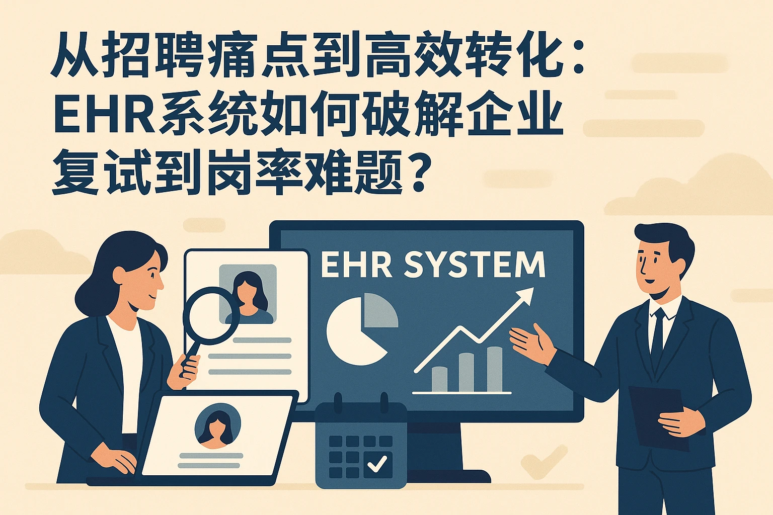 从招聘痛点到高效转化:EHR系统如何破解企业复试到岗率难题?