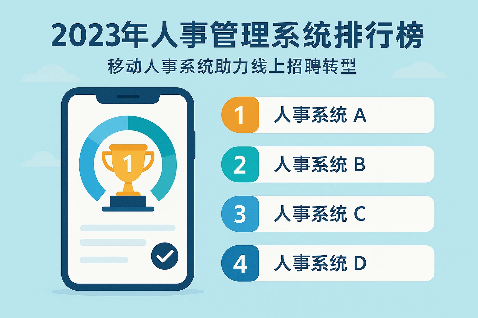2023年人事管理系统排行榜：移动人事系统助力线上招聘转型