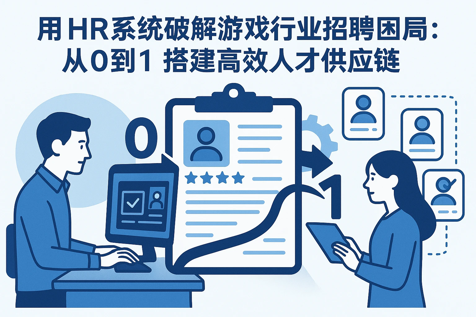 用HR系统破解游戏行业招聘困局：从0到1搭建高效人才供应链