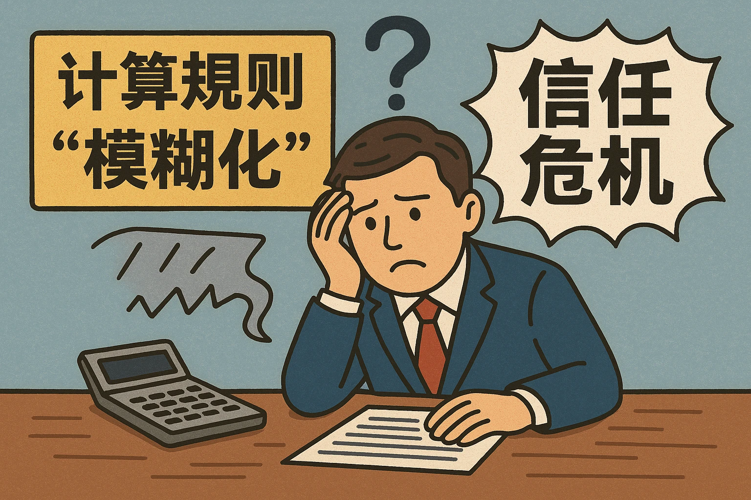 2. 计算规则“模糊化”引发信任危机