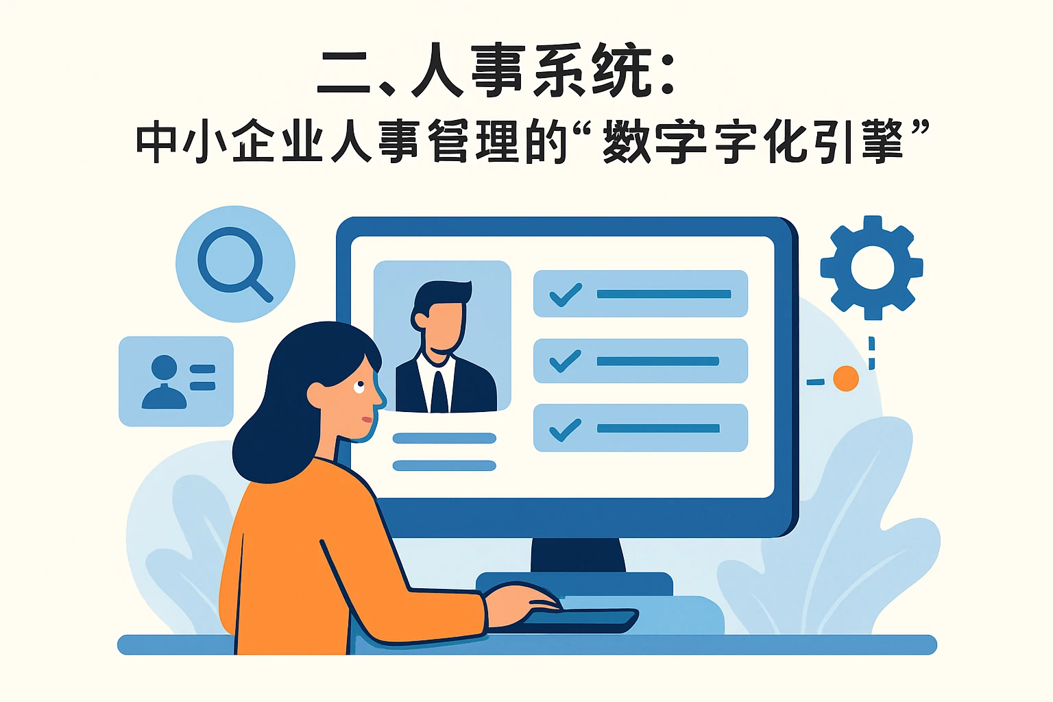 二、人事系统：中小企业人事管理的“数字化引擎”