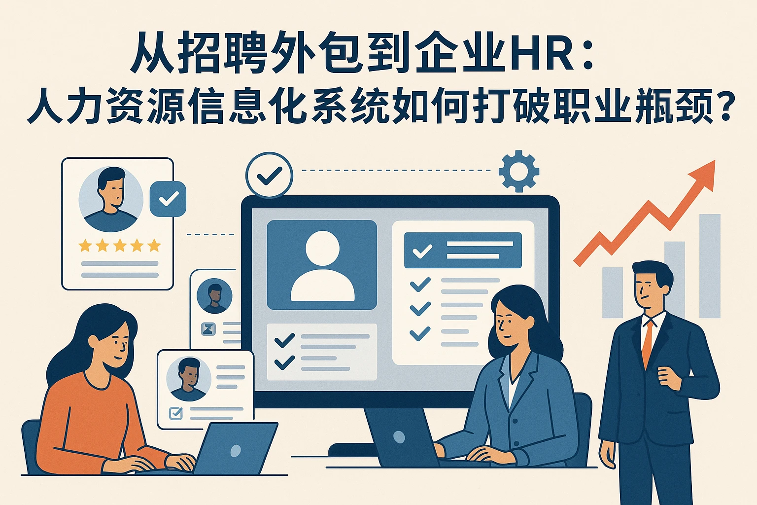 从招聘外包到企业HR：人力资源信息化系统如何打破职业瓶颈？