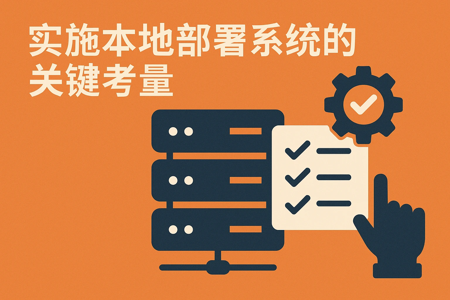 实施本地部署系统的关键考量