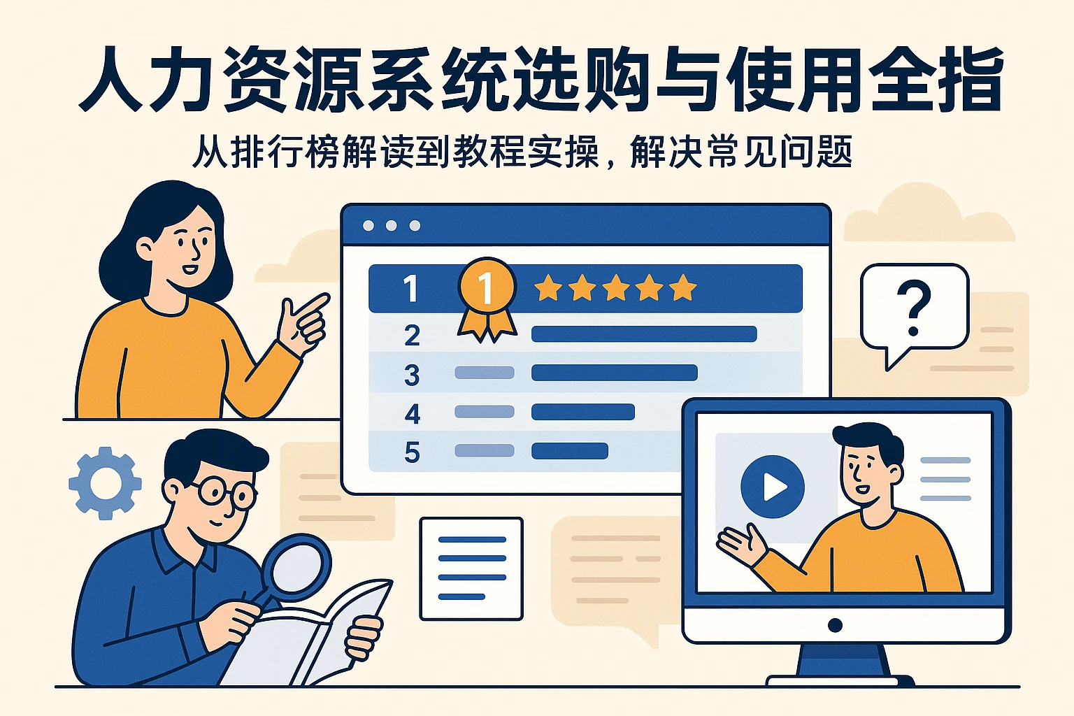 人力资源系统选购与使用全指南：从排行榜解读到教程实操，解决常见问题