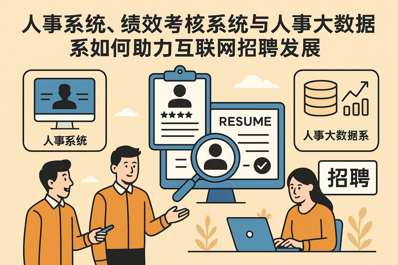 人事系统、绩效考核系统与人事大数据系统如何助力互联网招聘发展