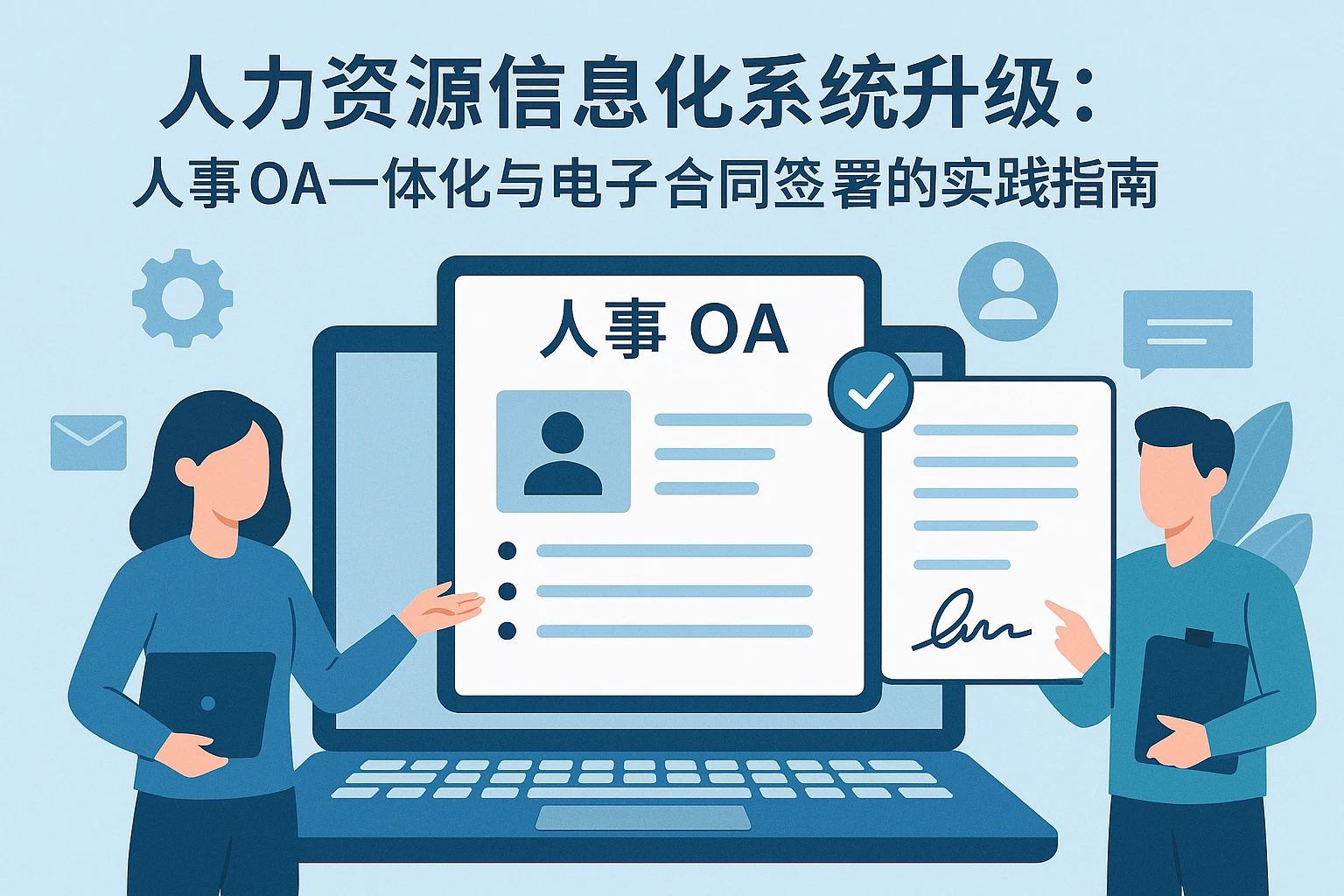 人力资源信息化系统升级:人事OA一体化与电子合同签署的实践指南