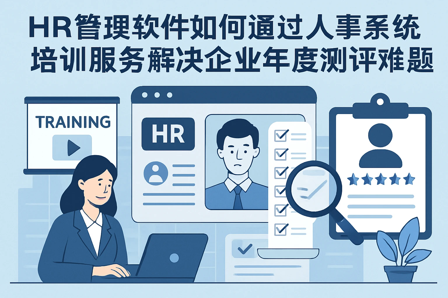 HR管理软件如何通过人事系统培训服务解决企业年度测评难题