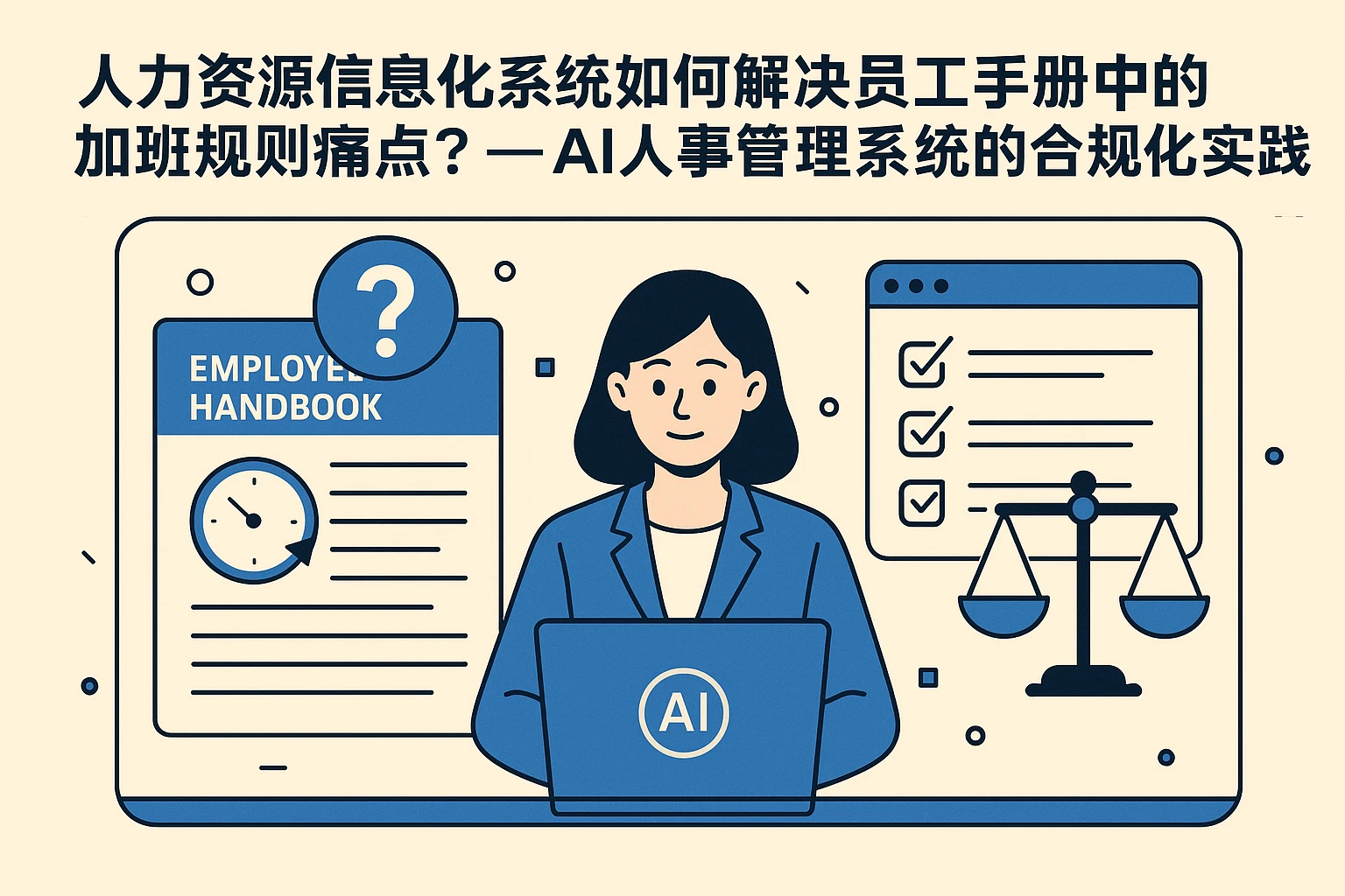 人力资源信息化系统如何解决员工手册中的加班规则痛点?——AI人事管理系统的合规化实践