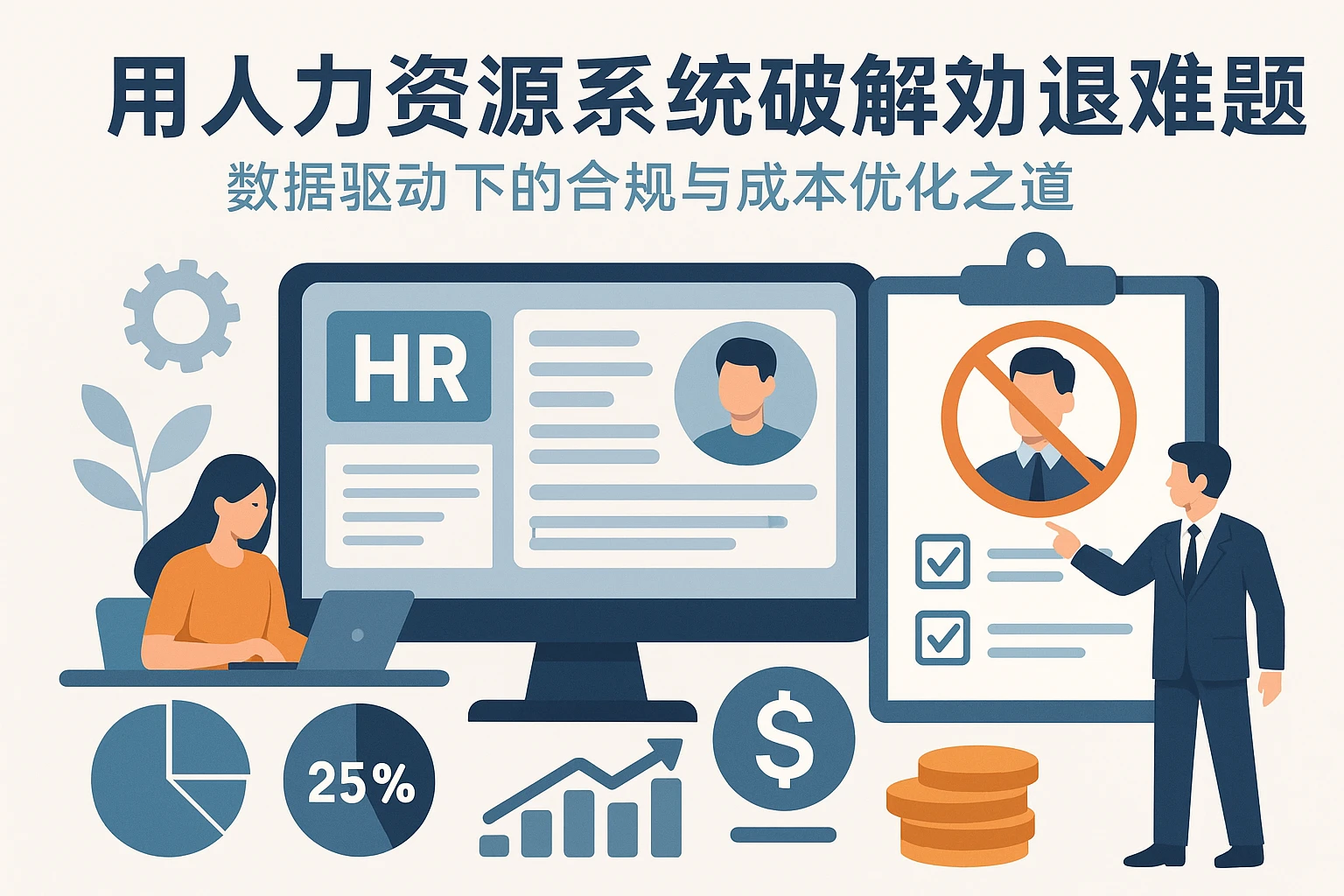 用人力资源系统破解劝退难题:数据驱动下的合规与成本优化之道
