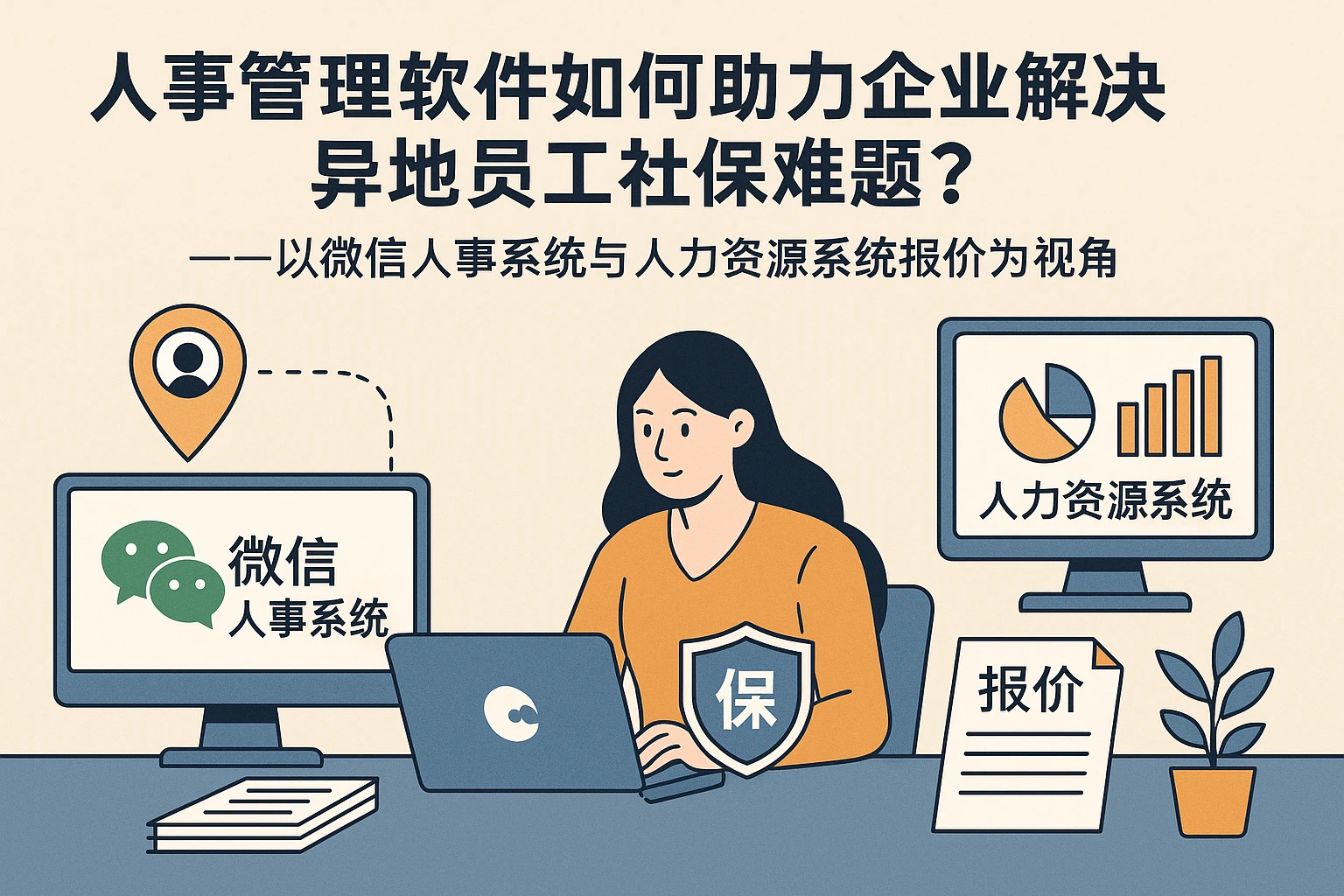 人事管理软件如何助力企业解决异地员工社保难题?——以微信人事系统与人力资源系统报价为视角