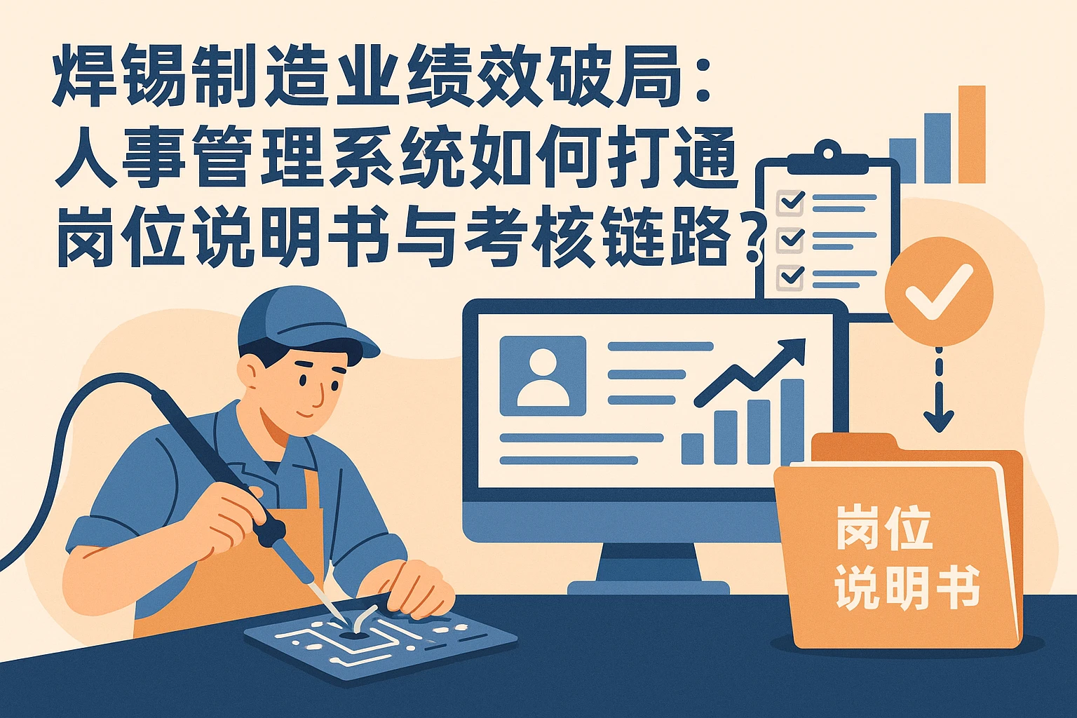 焊锡制造业绩效破局:人事管理系统如何打通岗位说明书与考核链路?