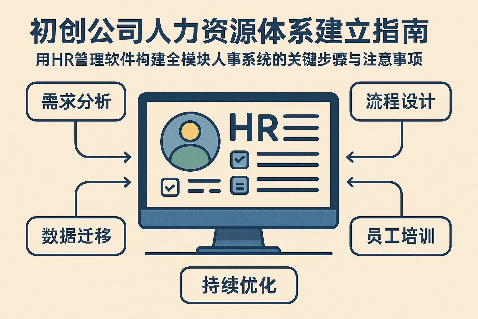 初创公司人力资源体系建立指南:用HR管理软件构建全模块人事系统的关键步骤与注意事项