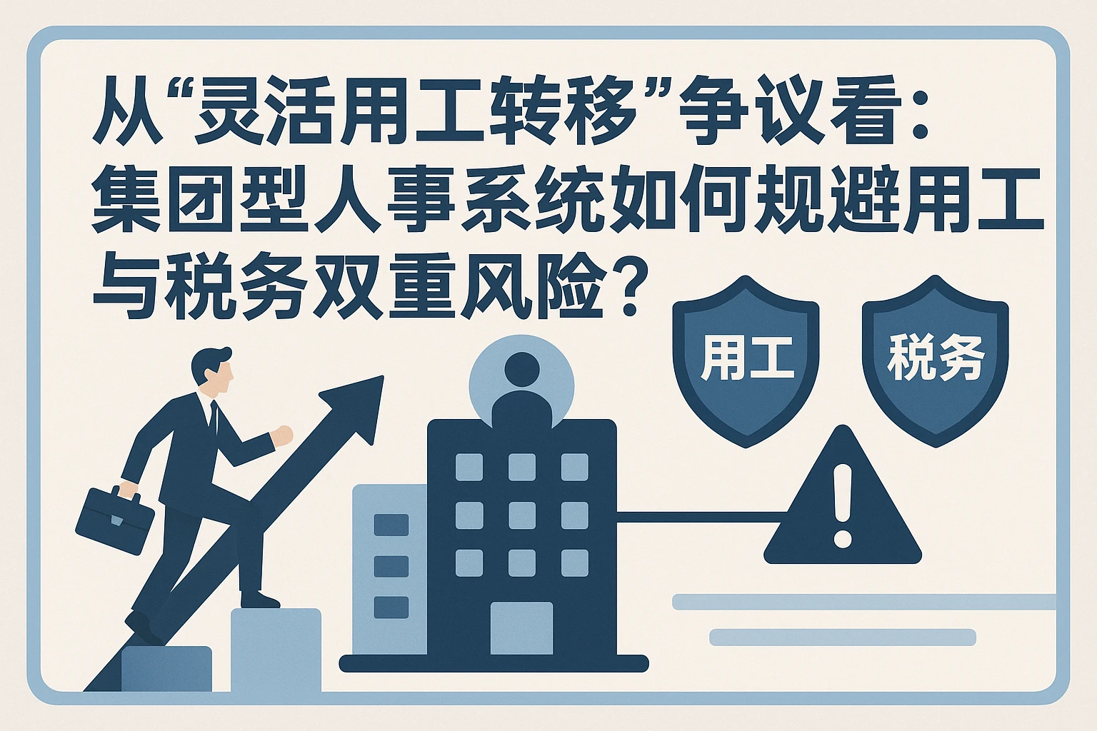 从“灵活用工转移”争议看:集团型人事系统如何规避用工与税务双重风险?