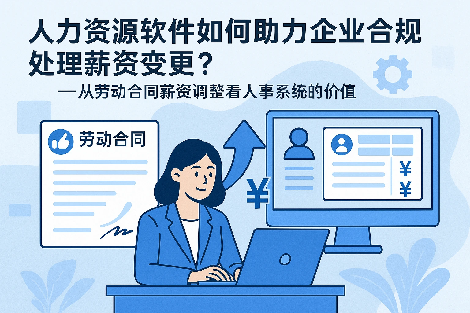 人力资源软件如何助力企业合规处理薪资变更？——从劳动合同薪资调整看人事系统的价值