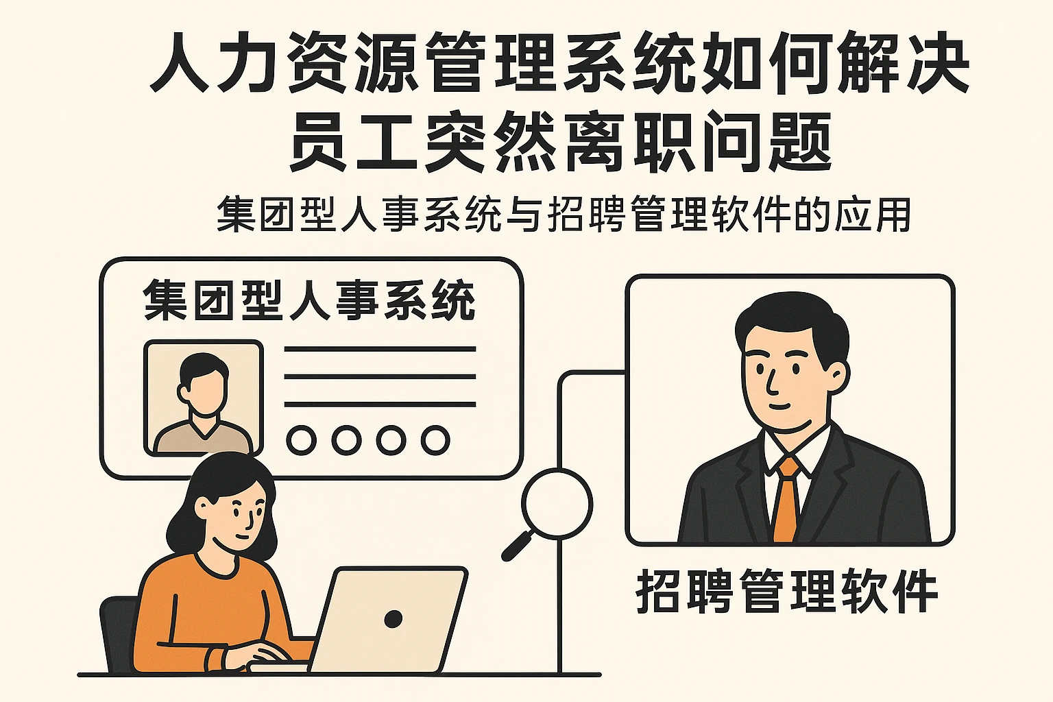 人力资源管理系统如何解决员工突然离职问题 - 集团型人事系统与招聘管理软件的应用