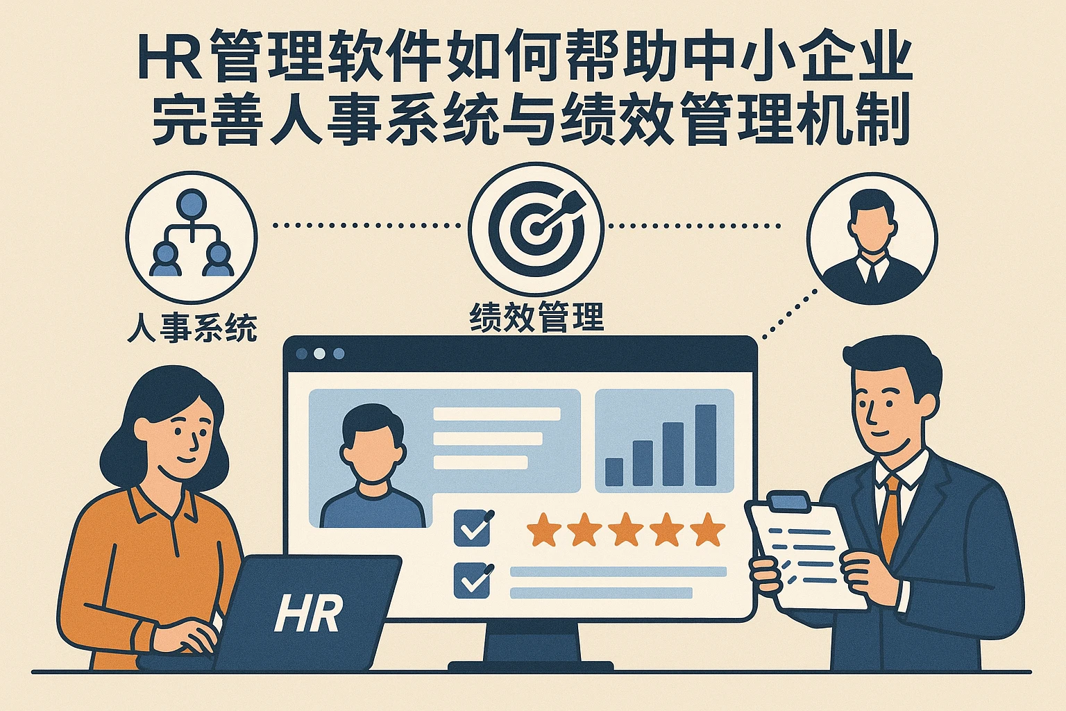 HR管理软件如何帮助中小企业完善人事系统与绩效管理机制