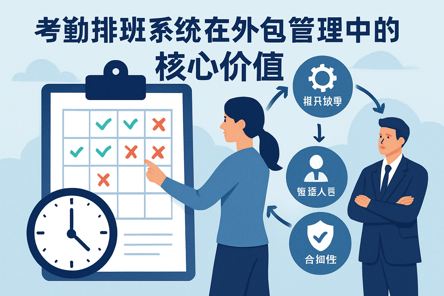 考勤排班系统在外包管理中的核心价值