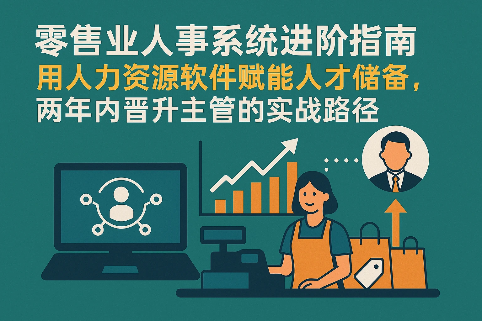 零售业人事系统进阶指南：用人力资源软件赋能人才储备，两年内晋升主管的实战路径