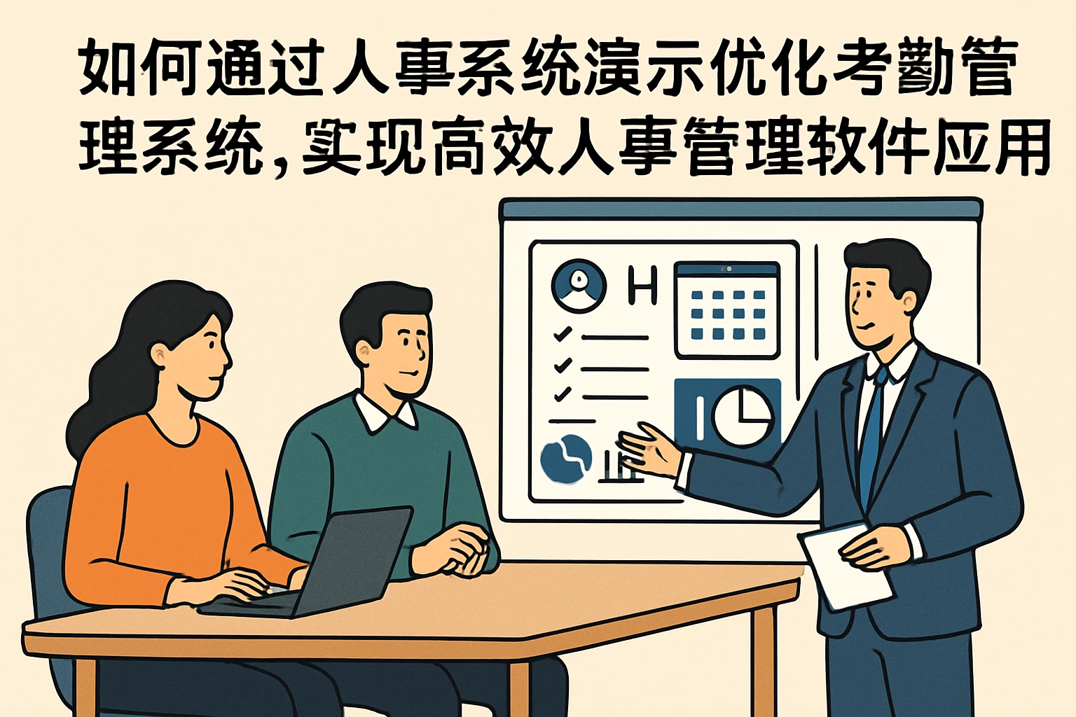 如何通过人事系统演示优化考勤管理系统,实现高效人事管理软件应用