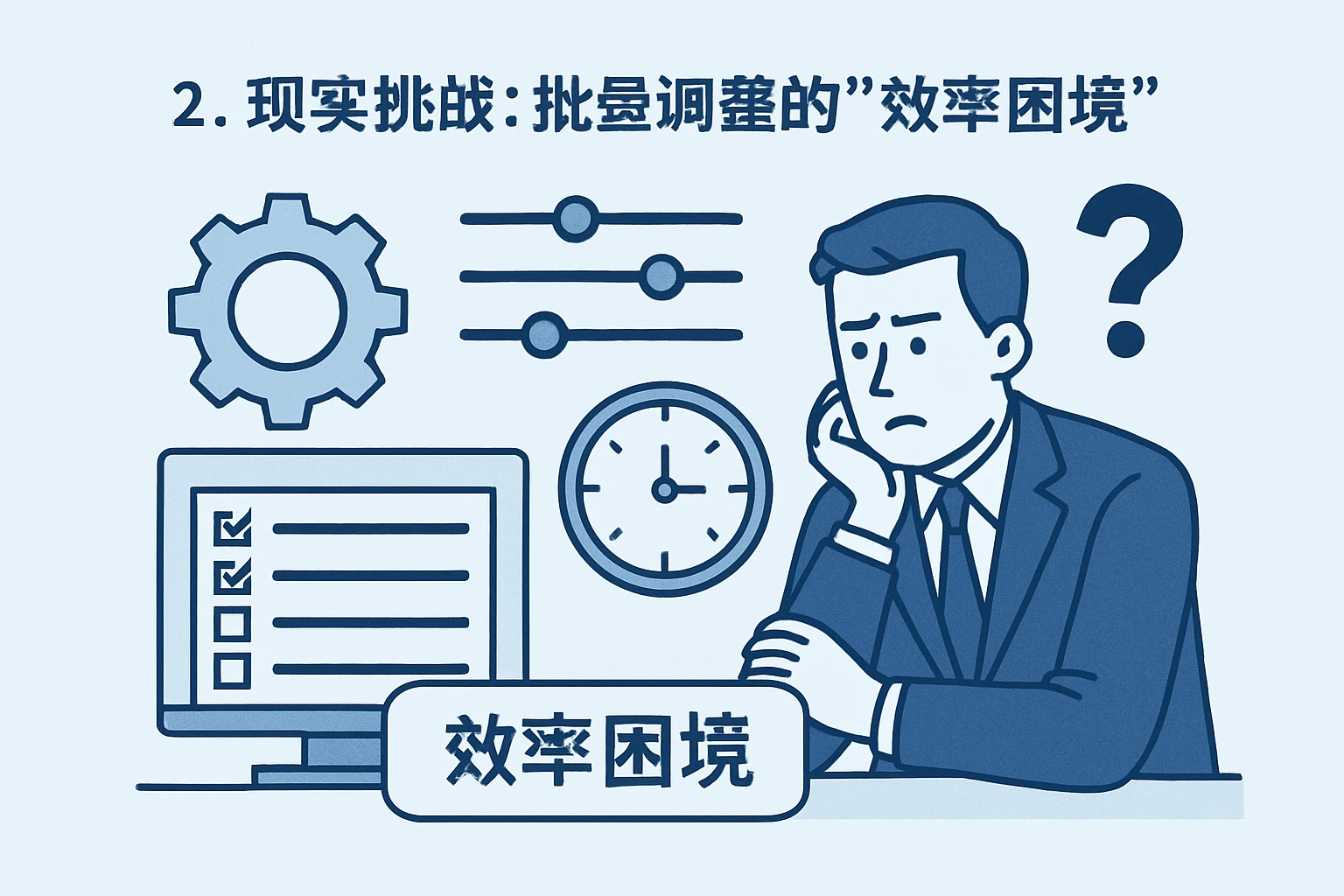 2. 现实挑战：批量调整的“效率困境”