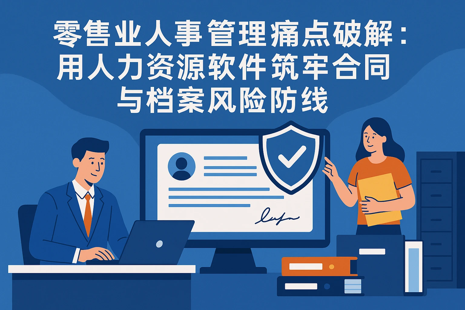 零售业人事管理痛点破解：用人力资源软件筑牢合同与档案风险防线