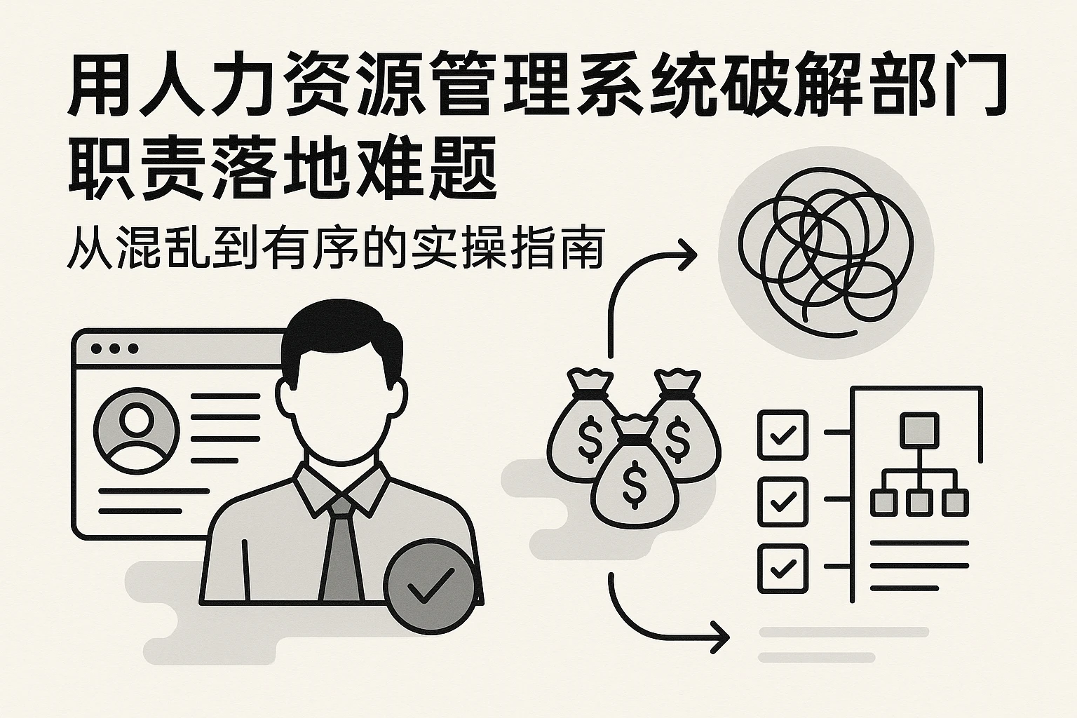 用人力资源管理系统破解部门职责落地难题：从混乱到有序的实操指南