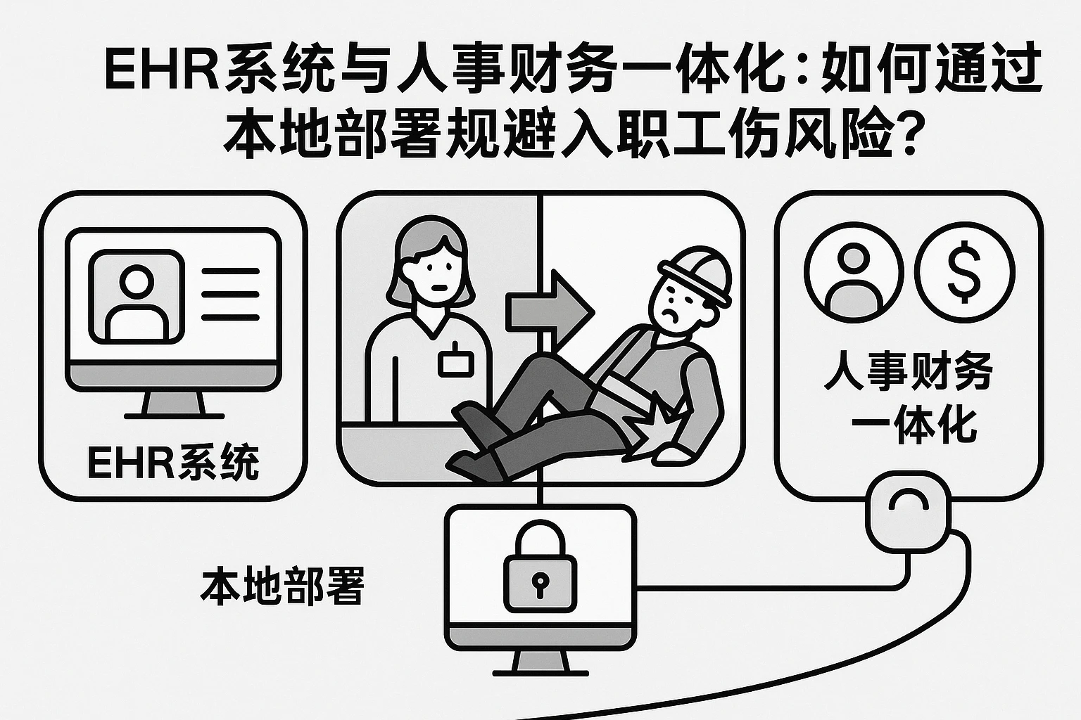 EHR系统与人事财务一体化：如何通过本地部署规避入职工伤风险？