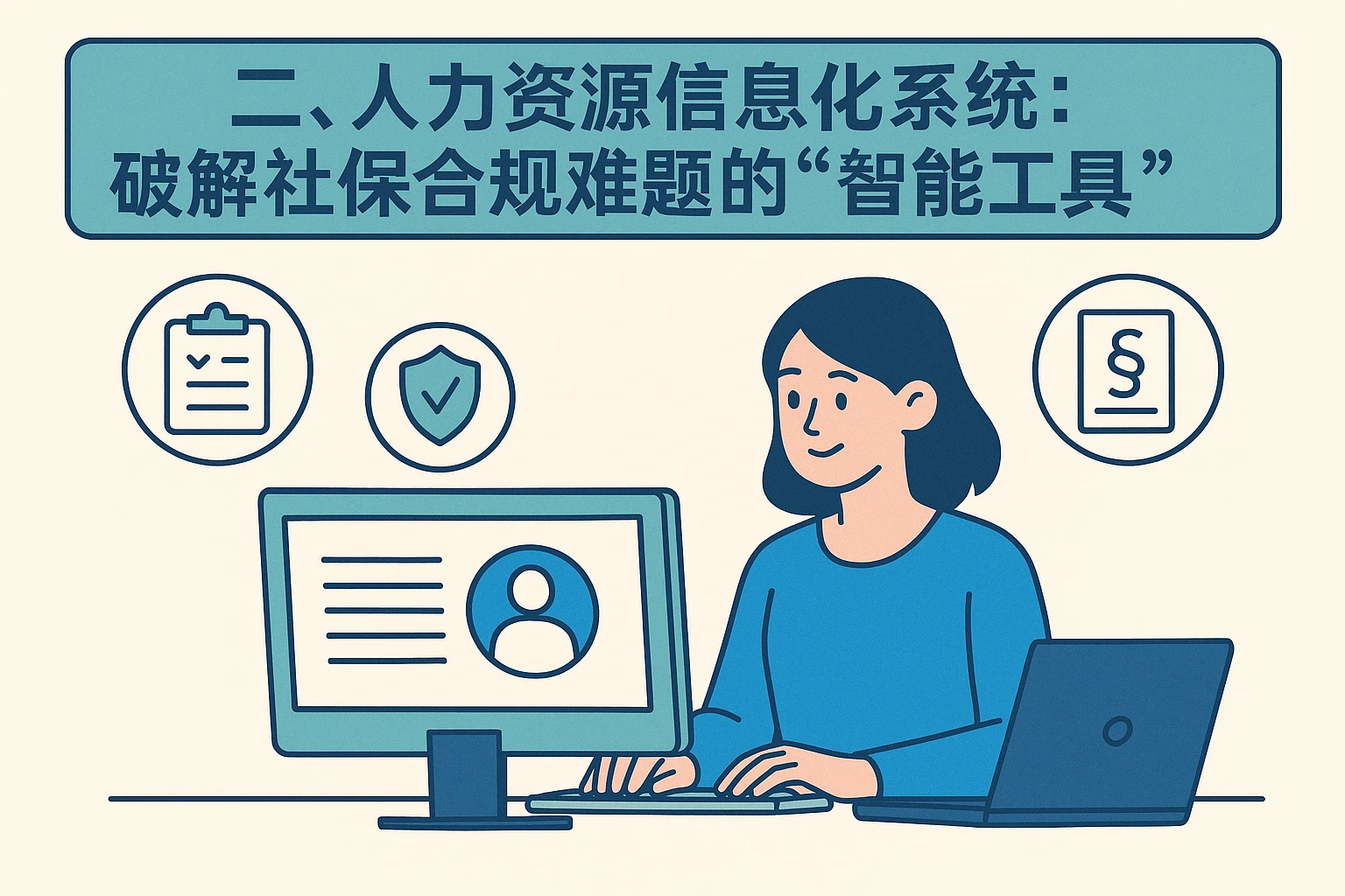 二、人力资源信息化系统:破解社保合规难题的“智能工具”