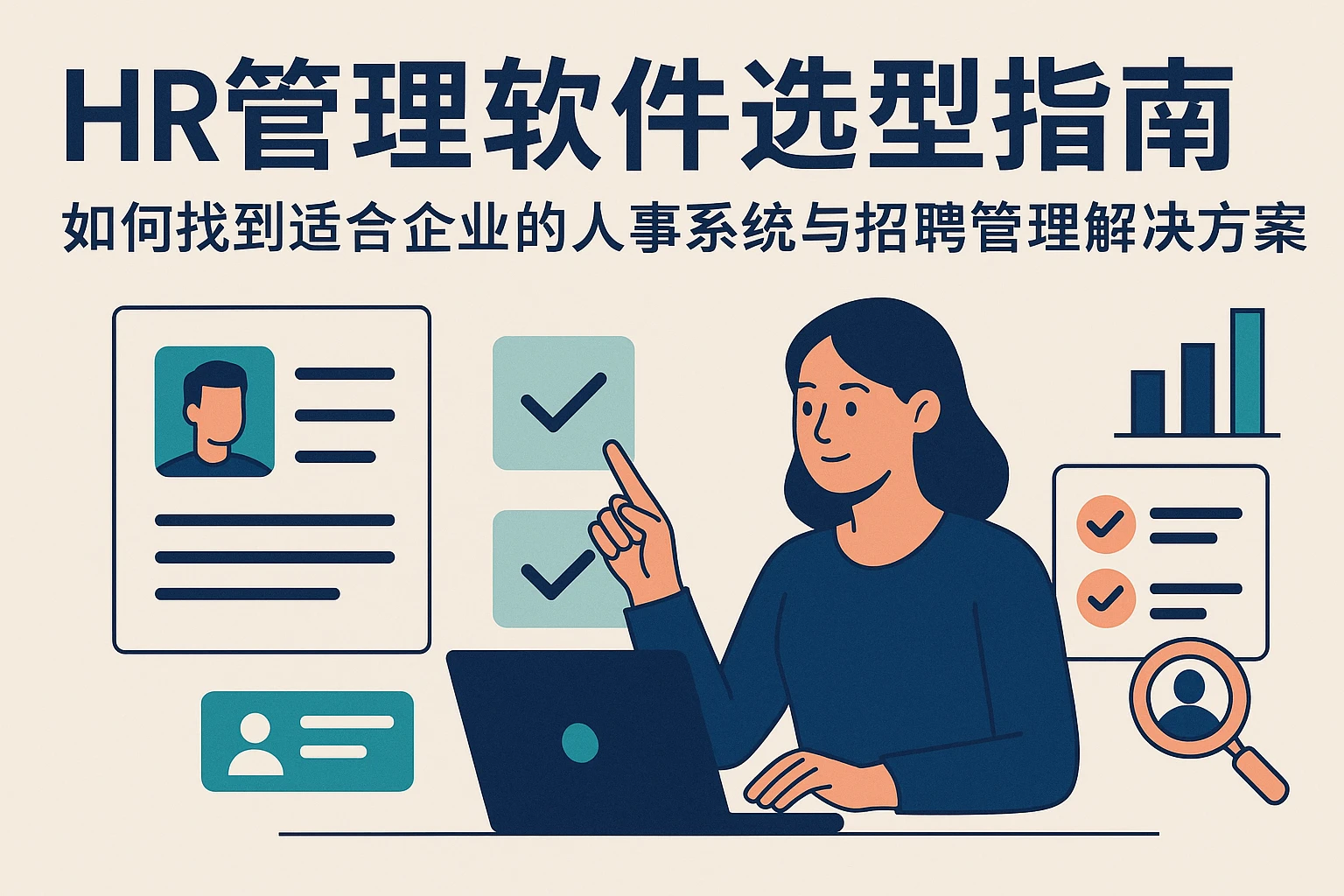 HR管理软件选型指南：如何找到适合企业的人事系统与招聘管理解决方案