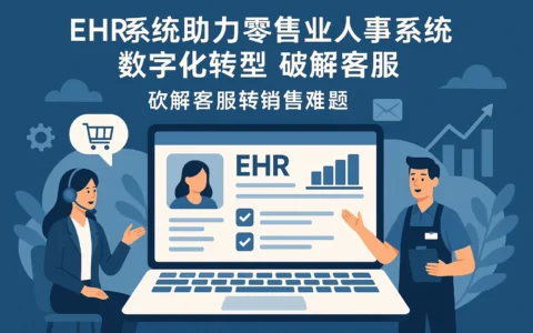 ehr系统助力零售业人事系统数字化转型，破解客服转销售难题