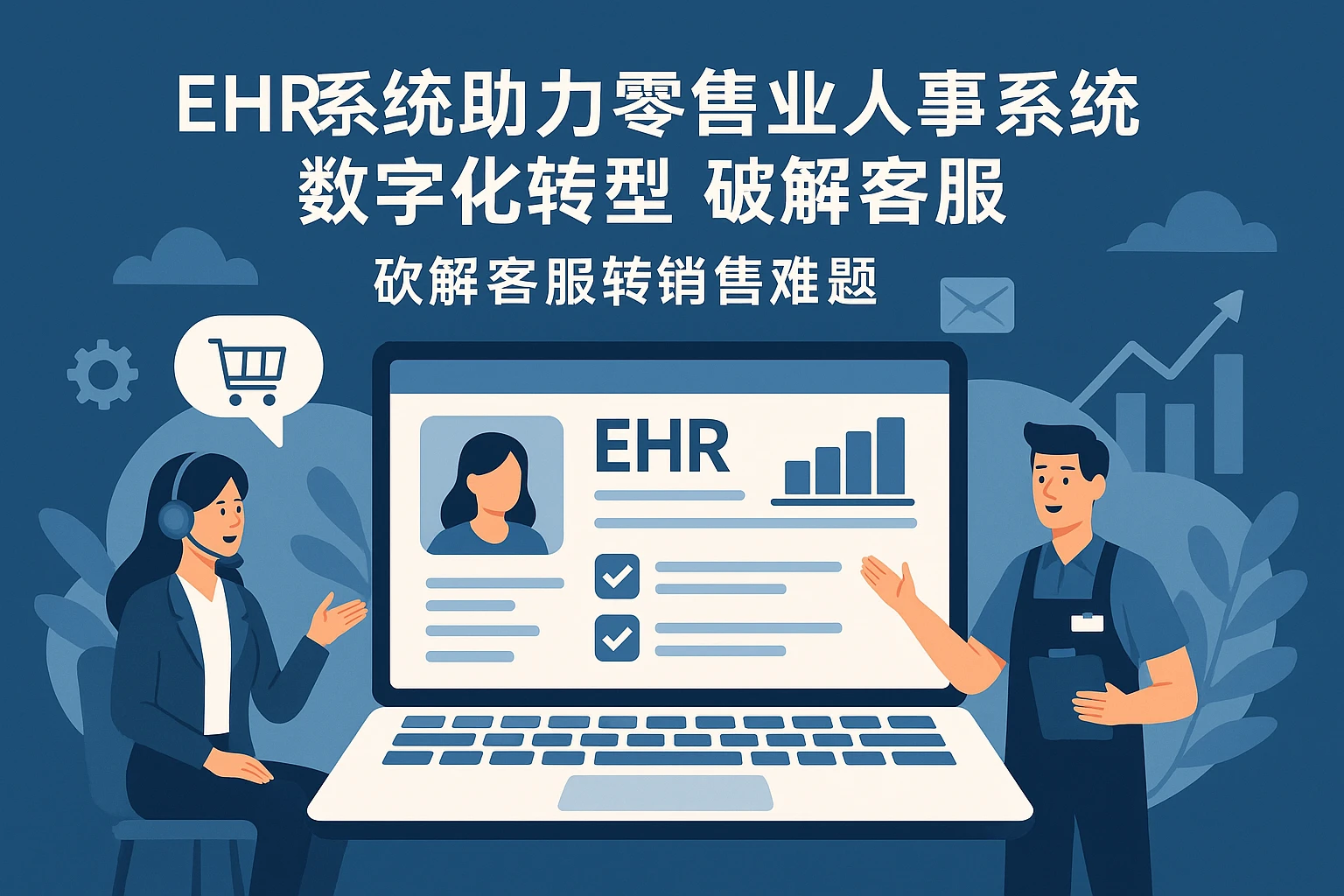 ehr系统助力零售业人事系统数字化转型，破解客服转销售难题