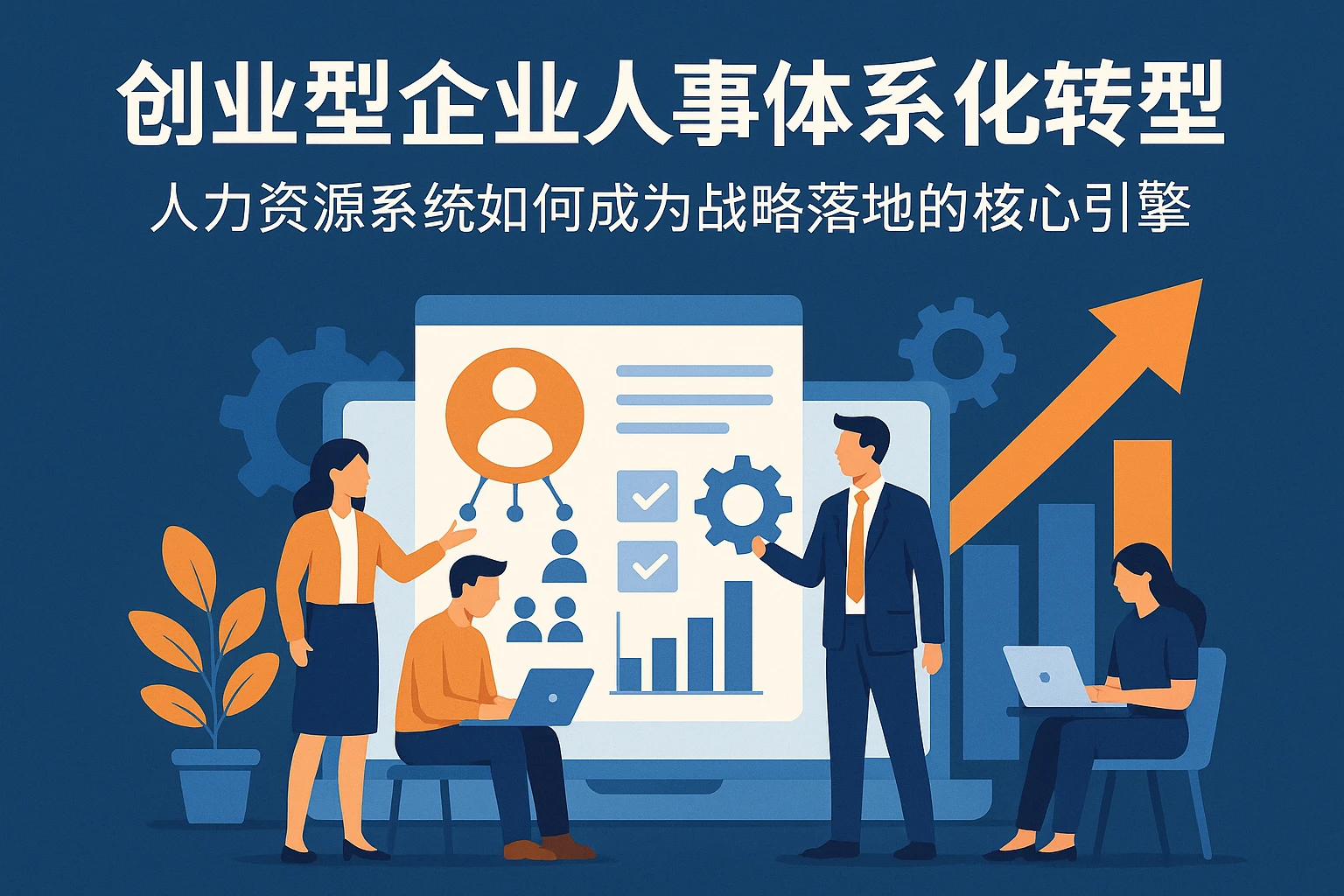 创业型企业人事体系化转型:人力资源系统如何成为战略落地的核心引擎