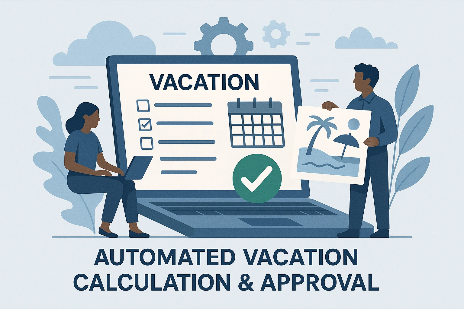 自动化假期计算与审批